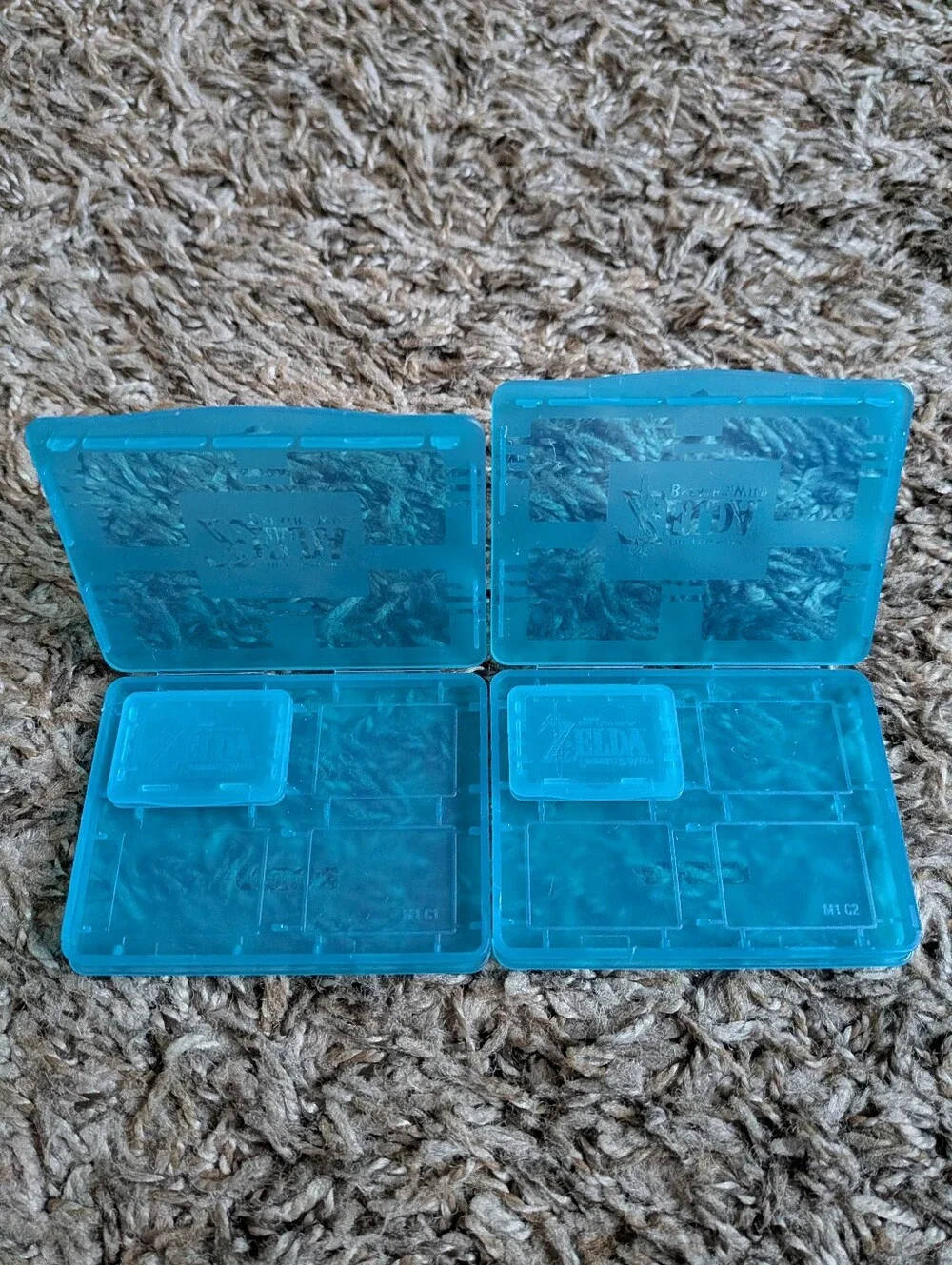 Zelda Breath Of The Wild Nintendo Switch Blue Carry Case Game Protection